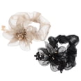 thumbnail image 3 of 2 gomas para el pelo para mujer, de organza, para niñas., 3 of 6