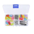 thumbnail image 4 of Juego de accesorios de joyería ZHAOCHENG de oso de resina en caja para hacer uno mismo pinzas para el pelo con dibujos de oso panda, 4 of 4