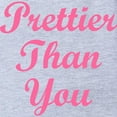 thumbnail image 2 of CafePress - Prettier Than You - Cute Infant Baby Football Bodysuit, 2 of 3