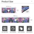 thumbnail image 3 of Yayeee Faucet Mat for Kitchen Sink 14.7" Diatomite Long Splash Guard Pad, Purple Window Scene, 2 Pack, 3 of 7