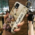 thumbnail image 6 of LYM-Phone Case For TCL 30Z/30LE/T602DL, Fashion Design Wristband Anti-knock Back Cover Durable Phone Holder Wrist Strap Flower Kickstand Waterproof Dirt-resistant Silicone Soft case Ring, 6 of 9