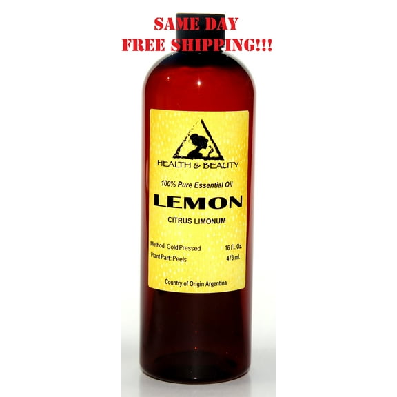 LEMON ESSENTIAL OIL AROMATHERAPY 100% PURE NATURAL 16 OZ