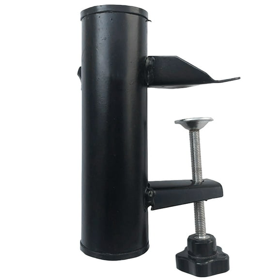 Worgeous Large Clamp Opening Umbrella Holder Umbrella Stand Black 1Pack 5.9 x 1.6in