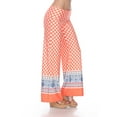 thumbnail image 3 of White Mark Women's Border Print Palazzo Pants, 3 of 4