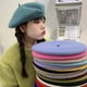 thumbnail image 2 of Boinas de lana para mujer, estilo de artista francés, gorro de invierno cálido, boina Retro lisa, Color sólido, gorras elegantes de otoño a juego para mujer Gao Jinjia LED, 2 of 2