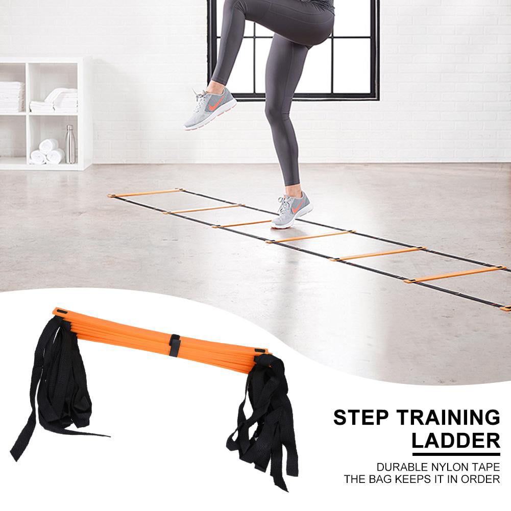 6/7/8/9/12/14 Rung Nylon Straps Training Ladders Agility Speed Stairs Sport 