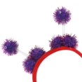 thumbnail image 3 of Diadema de abeja para Halloween, accesorios para el cabello para cosplay, tocados Púrpura, 3 of 9