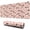 Dachshund Music Note, variant on 35.4x15.7 Inch Gaming Mouse Pad, Non-Slip Stitched Rubber Desk Mat for Desktop & Laptop,Dachshund Heart Beige Pattern