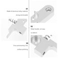 thumbnail image 3 of MasteelfCA 1 Set Professional 3D Printer Accessories Aluminum Alloy Extruder Idler Arm, 3 of 7