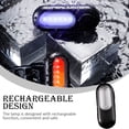 thumbnail image 3 of Eigraketly Lámpara trasera para bicicleta, equipo de iluminación, lámparas de recordatorio USB, accesorios, luz de advertencia de seguridad LED Ciclismo luz roja azul Eigraketly OD026675-01, 3 of 6