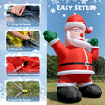 thumbnail image 5 of 33FT Inflatable Santa Claus, Giant Santa With Blower For Xmas Yard Outdoor Party Decoration, 5 of 9