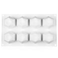 thumbnail image 4 of Molde de la bandeja de la magdalena de silicona molde de chocolate resistente al calor Molde de moldee Reutilizable Reutilizable DIY Bakeware Hornear Asar Utensilios de cocina seitruly HA059739-00, 4 of 7
