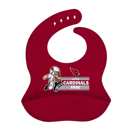 BabyFanatic Officially Licensed Unisex Silicone Baby Bib – NFL Arizona Cardinals
