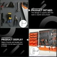 thumbnail image 1 of LRXIYODE 10Pcs Peg Board Wall Hooks for Home Organization with Iron 1In Square, 1 of 8