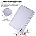 thumbnail image 2 of Allytechgroup for iPad Pro 11 Inch Clear Case 2024 (M4), [Built-in Pencil Holder] Anti Yellowing Slim Lightweight Shockproof Protective Back Cover for iPad Pro 11 2024 Women Men, Clear, 2 of 7