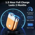 thumbnail image 4 of New Model Mini Dual-Head Electric Shaver, Dual Head Shaver, 2025 New Upgrade Pocket Shaver USB Mini Shavers for Men, Washable Double Head Razor, Rechargeable Waterproof Electric(Silver), 4 of 5