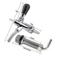 thumbnail image 3 of Adjustable Beer Faucet Beer Shank Chrome Tap, Made Of Brass, 3 of 5