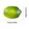 thumbnail image 4 of MTBLYS Plastic Artificial Lemon Fake Fruit Props 7.5Cm Realistic Faux Lemon Home Kitchen Decoration Wedding Party Centerpiece Use, 4 of 7