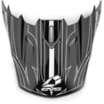 thumbnail image 1 of EVS T5 Pinner Helmet Replacement Visor, Matte Black/White Black | White Piner, 1 of 1