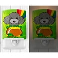 thumbnail image 2 of Caroline's Treasures BB2003CNL Silver Gray Poodle St. Patrick's Day Ceramic Night Light, 6x4x3", multicolor, 2 of 2
