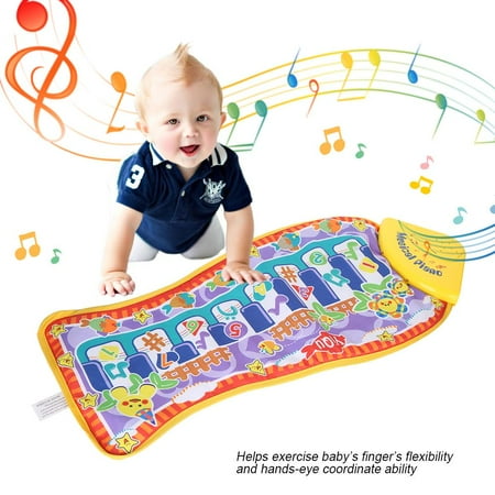 Walfront Baby Music Mat Musical Carpet Educational Infant Baby
