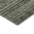 thumbnail image 3 of Addison Rugs Mayfield Premium Machine Washable Transitional Stripes Olive Rectangle Rug, 10' X 14' Machine Washable Transitional Stripes Olive Oversized Sherpa Throw Blanket, 3 of 7