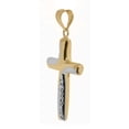 thumbnail image 2 of Pendentif Croix en Or Bicolore 14k, 2 of 4