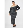 thumbnail image 1 of Vestido con detalle de cadena Roman Fashion /Tallas Extras, 51731 (Gris) gris 42, 1 of 7