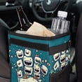 thumbnail image 6 of Tiny Teeth Leak-Proof Foldable Car Garbage Can with Lid and Hanging Storage Bag, 6 of 6