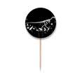 thumbnail image 1 of huge dinosaur grass b bs Toothpick Flags Round Labels Party Decoration, 1 of 3