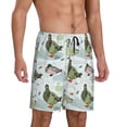 thumbnail image 2 of KLL Mallard Ducks Wild Birds Print Bikini Set for Women,String Two Piece Halter Top Triangle Bikini Set with Tie Side Bottom Sexy Swimsuit Bathing Suits-3X-Large, 2 of 6