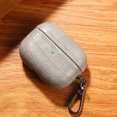 thumbnail image 1 of Luxury Crocodile Leather Hard Earphone Case For Airpods 3 Pro 2 1 With Keychain Personalized Name Letters Customized Cover Grey For Airpods Pro 2, 1 of 6