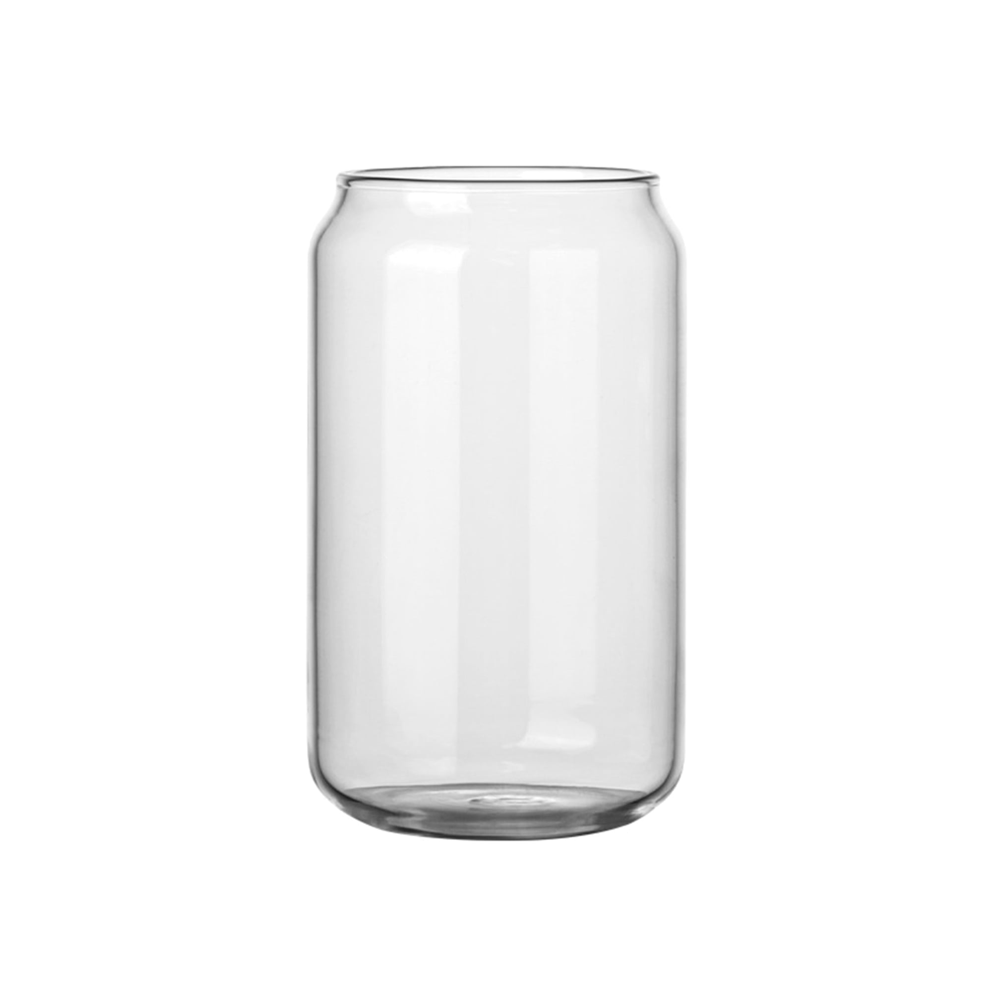 US Stock, CALCA 48pcs 16oz Sublimation Clear Glass Mug Blanks Beer Can  Glasses Cups with Lid and Straw $153.90