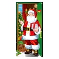 thumbnail image 2 of harmtty Reusable Christmas Decor Christmas Door Festive Door Hanging Blanket for Holiday Home Decor, 2 of 8