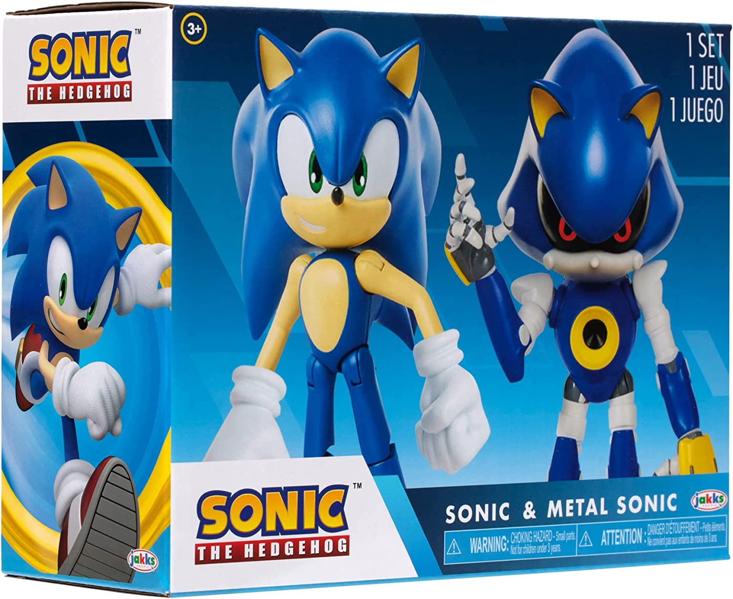 Sonic The Hedgehog Sonic & Metal Sonic Action Figure 2-Pack 