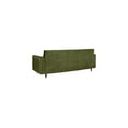 thumbnail image 5 of Meridian Furniture Lola Contemporary Velvet Sofa in Olive, 5 of 5
