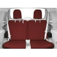 thumbnail image 2 of CalTrend Rear Cordura Seat Covers for 2012-2015 Scion iQ - TY491-15CA Burgandy Insert and Trim, 2 of 3