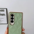 thumbnail image 5 of Compatible with Samsung Galaxy Z Fold 4 5G Case, PC + PU Leather Pattern Luxury Plating Ultra-Thin Drop Protective Phone Case Cover for Samsung Galaxy Z Fold 4 5G (2022) - Lightgreen, 5 of 9