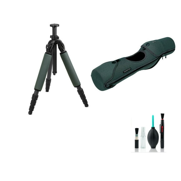 Swarovski Optik CCT Compact Carbon Tripod Legs and Swarovski Stay-On-Case for STS-65 /STS-65 HD /STM-65 HD Spotting Scope