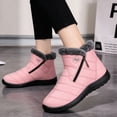 thumbnail image 4 of Willtoo Womens Winter Snow Boots Mid-Calf Waterproof Warm Lined Ankle Booties Side Zipper Non Slip Comfort Short Boots, 4 of 4