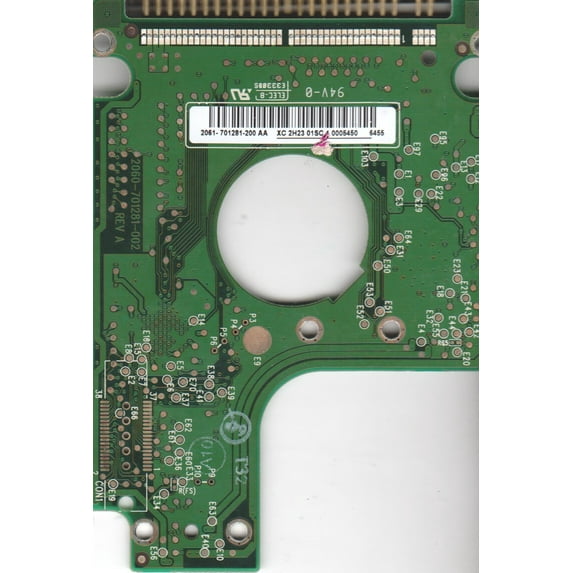 WD400UE-22HCT0, 2061-701281-200 AA, WD IDE 2.5 PCB