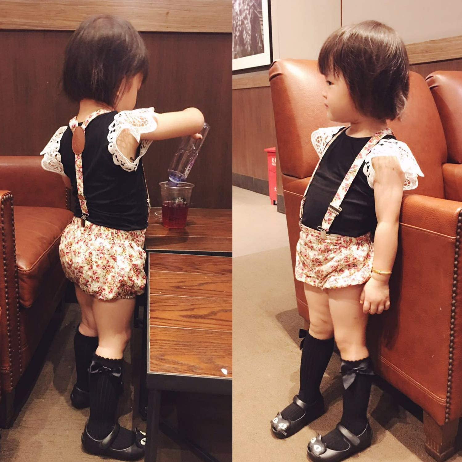 BQUBO Baby Knee High Sock Toddler Girl Dress Socks Baby Knit Stocking Cotton Infant Girls Socks 