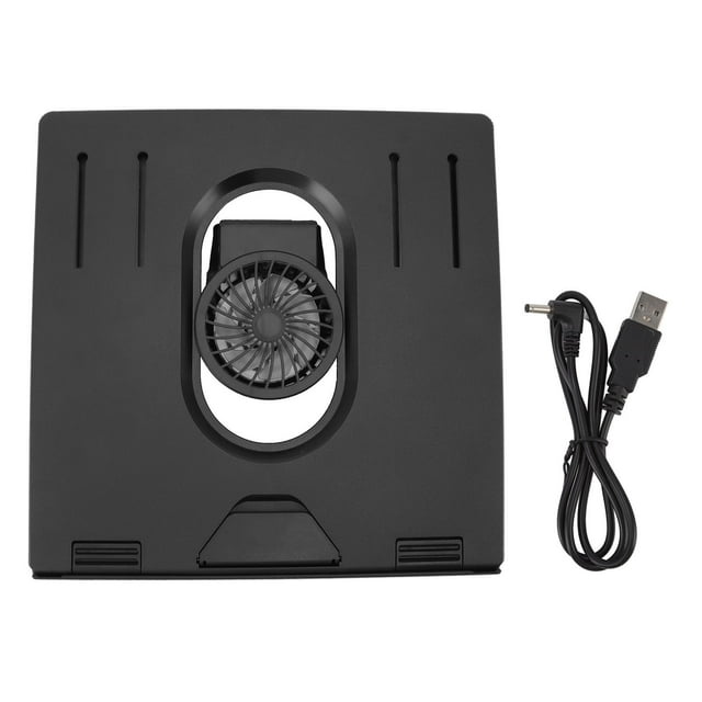 Soporte de refrigeración NikouMX para ordenador portátil ajustable de 9 niveles 10 a 17 pulgadas Negro