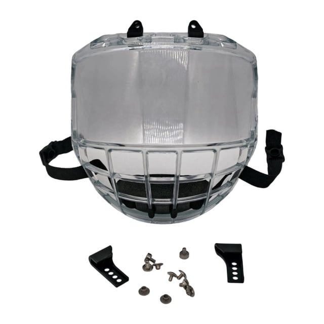S SERENABLE Ice Hockey Helmet Full Shield Visor Anti Scratch Practical Replace Accessory