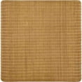 thumbnail image 4 of 36 Inch Square Rattan Coffee Table, Waterfall Edges, Natural Textured Brown, 4 of 5