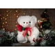 thumbnail image 3 of Oso de peluche HollyHome, oso rosa, 30 cm, blanco, 3 of 8