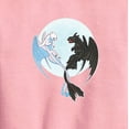 thumbnail image 2 of How to Train Your Dragon - Night And Light Moon  - Toddler And Youth Crewneck Fleece Sweatshirt, 2 of 4