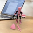 thumbnail image 4 of Figura de Acción Hot6sl Impresa Móvil 13 Figuras de Robot Articulado, 4 of 4