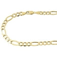 thumbnail image 3 of Real 10K Yellow Gold Solid Figaro Chain 6.50mm Necklace Lobster Clasp 20 Inch, 3 of 6