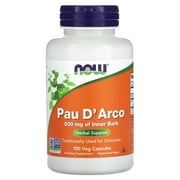 NOW FOODS Pau D' Arco 500 mg - 100 Veg Capsules